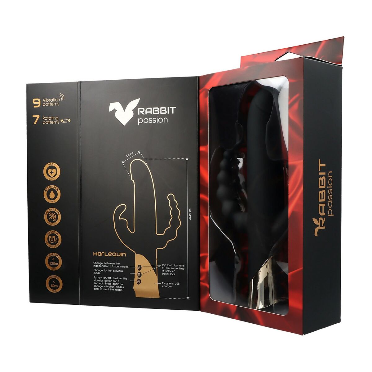 Vibration de Stimulation Double Virgite